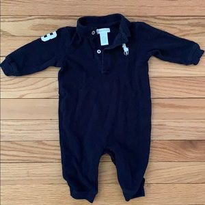 Ralph Lauren Long Sleeved Polo Romper